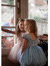 Floral Lace Tulle Flower Girl Dress